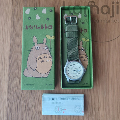 Vintage* Official Ghibli My Neighbor Totoro Wrist Watch • Japanese Watches ALBA Seiko - Kamaji Market