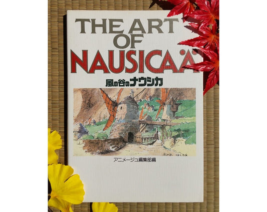 Vintage* Official Ghibli Nausicaa Artbook • Nausicaä of the Valley of the Wind Anime • Japanese Painting Art Book - Kamaji Market
