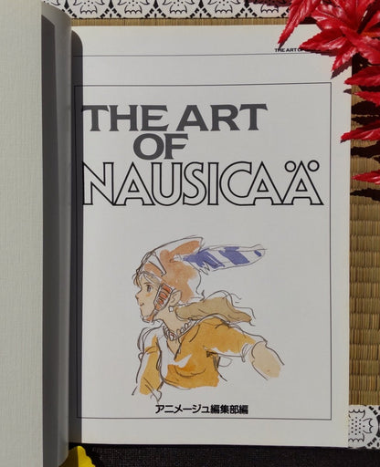 Vintage* Official Ghibli Nausicaa Artbook • Nausicaä of the Valley of the Wind Anime • Japanese Painting Art Book - Kamaji Market