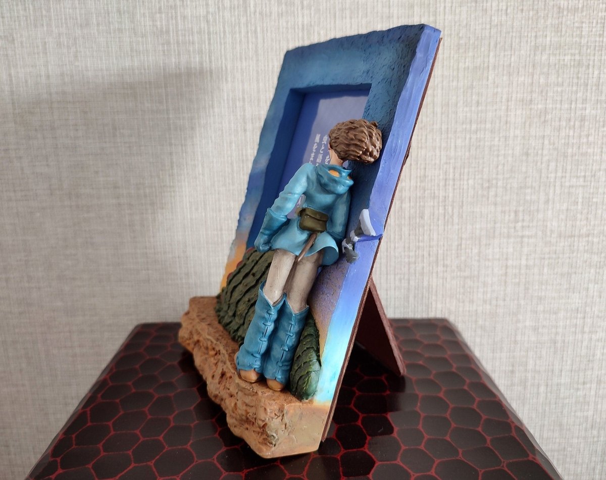 Vintage* Official Ghibli Nausicaa Photo Frame/Interior Diorama • Nausicaä of the Valley of the Wind Figure/Figurine/Replica/Home Decor Gift - Kamaji Market