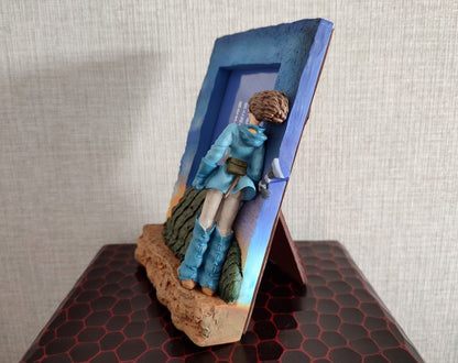 Vintage* Official Ghibli Nausicaa Photo Frame/Interior Diorama • Nausicaä of the Valley of the Wind Figure/Figurine/Replica/Home Decor Gift - Kamaji Market