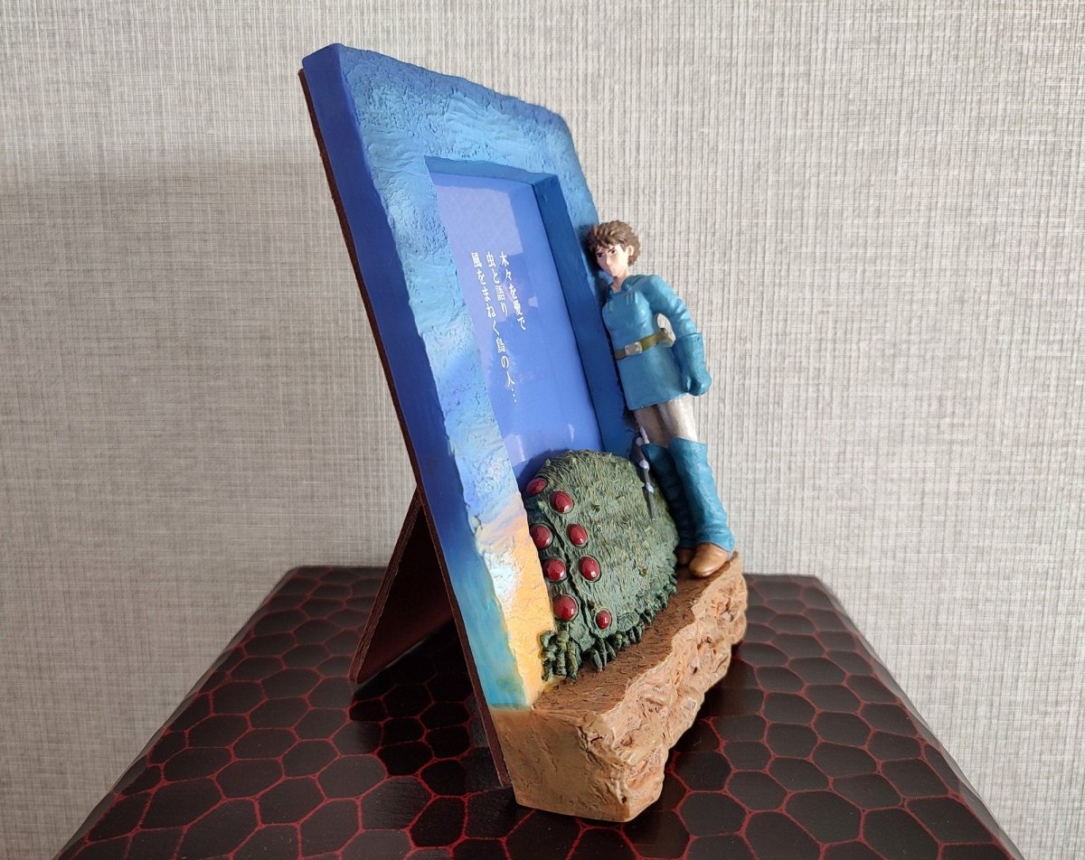 Vintage* Official Ghibli Nausicaa Photo Frame/Interior Diorama • Nausicaä of the Valley of the Wind Figure/Figurine/Replica/Home Decor Gift - Kamaji Market