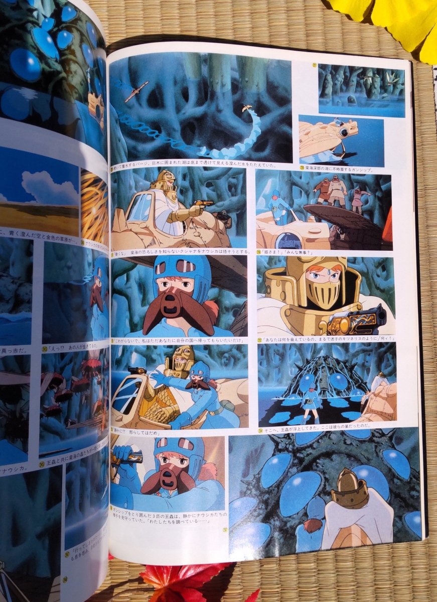 Vintage* Official Ghibli Nausicaä Artbook Roman Album • Nausicaa of the Valley of the Wind Anime Painting Art Book - Kamaji Market
