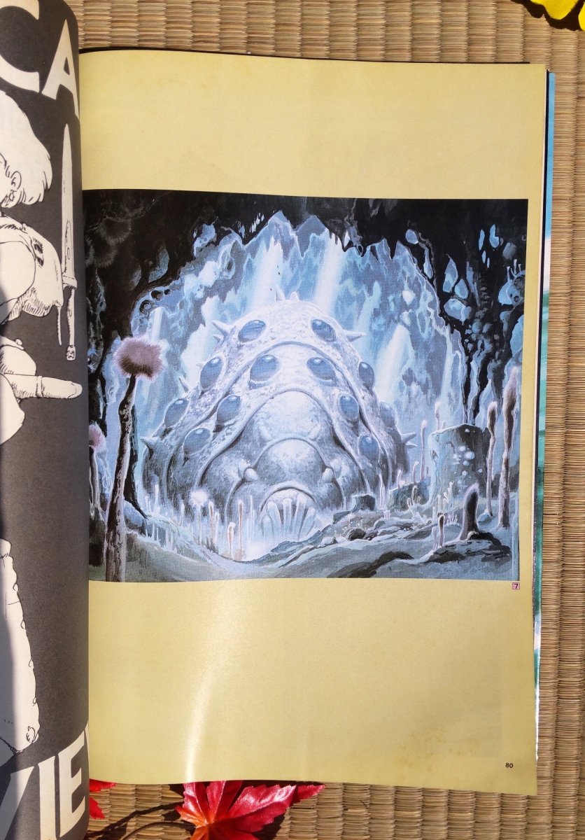 Vintage* Official Ghibli Nausicaä Artbook Roman Album • Nausicaa of the Valley of the Wind Anime Painting Art Book - Kamaji Market