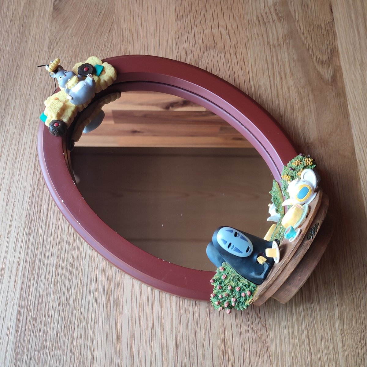 Vintage* Official Ghibli No Face Wall Mirror • Spirited Away Wall Hanging/Home Decor Art/Interior Design - Kamaji Market