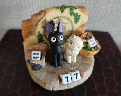 Vintage* Official Ghibli Perpetual Dice Calendar • Kikis Delivery Service Figure/Figurine/Statue/Replica/Decor/Interior Diorama • Jiji Gift - Kamaji Market
