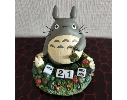 Vintage* Official Ghibli Perpetual Dice Calendar • My Neighbor Totoro Figure/Figurine/Statue/Replica/Home Decor/Interior Diorama Gift - Kamaji Market