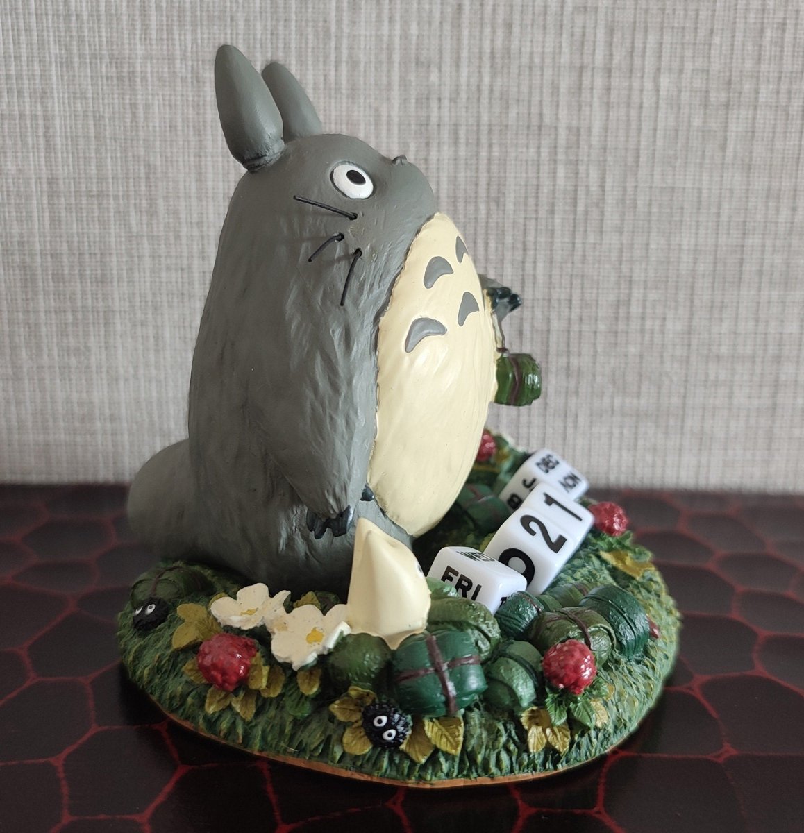 Vintage* Official Ghibli Perpetual Dice Calendar • My Neighbor Totoro Figure/Figurine/Statue/Replica/Home Decor/Interior Diorama Gift - Kamaji Market