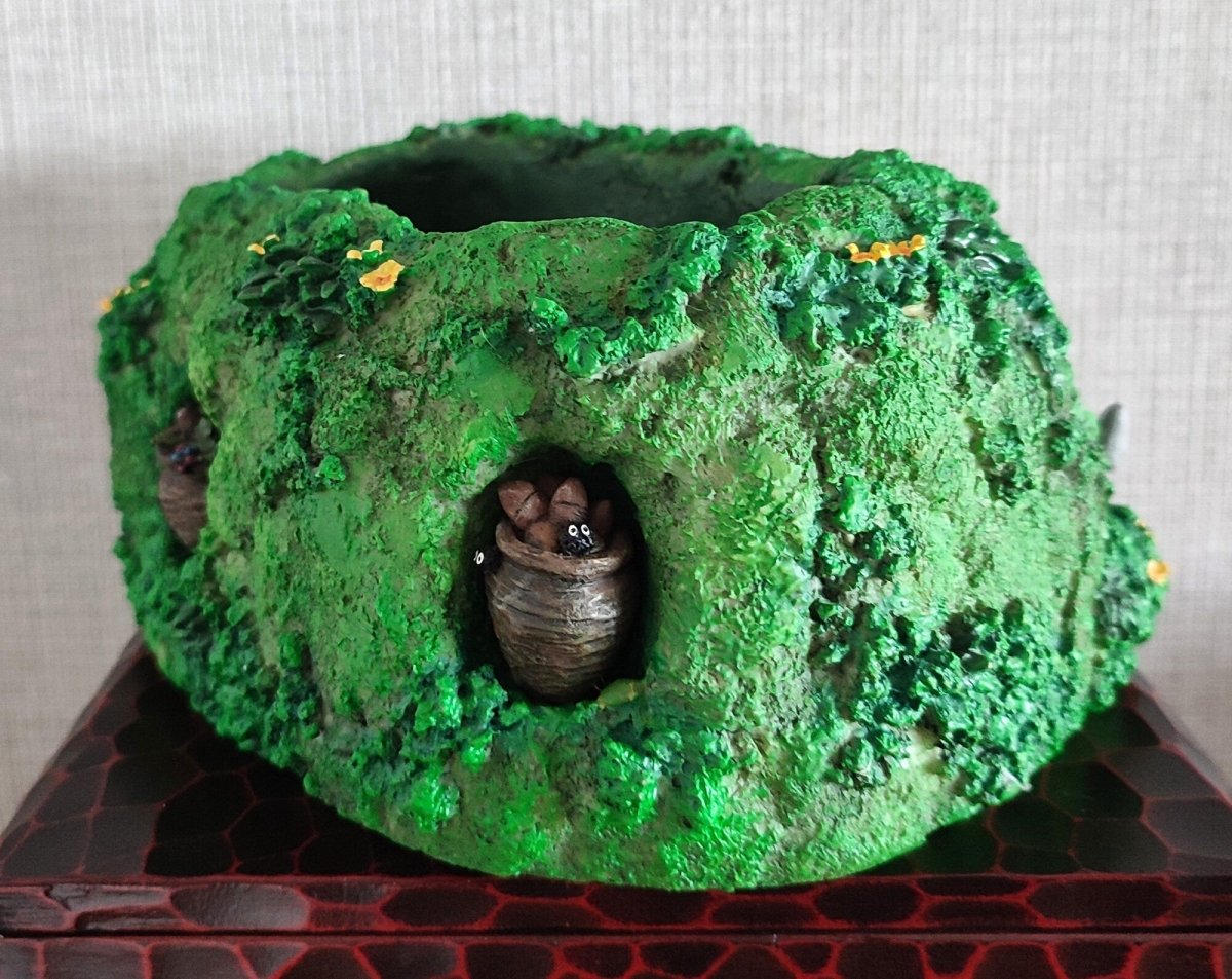 Vintage* Official Ghibli Planter/Diorama • My Neighbor Totoro Pot/Figure/Figurine/Holder/Replica/Home Decor - Kamaji Market