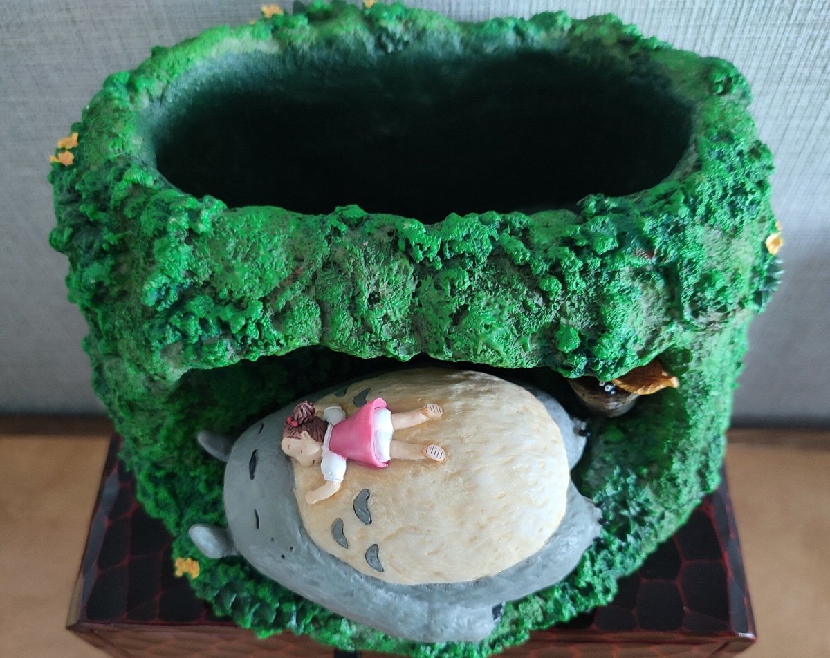 Vintage* Official Ghibli Planter/Diorama • My Neighbor Totoro Pot/Figure/Figurine/Holder/Replica/Home Decor - Kamaji Market
