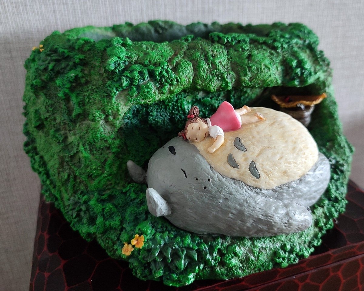 Vintage* Official Ghibli Planter/Diorama • My Neighbor Totoro Pot/Figure/Figurine/Holder/Replica/Home Decor - Kamaji Market