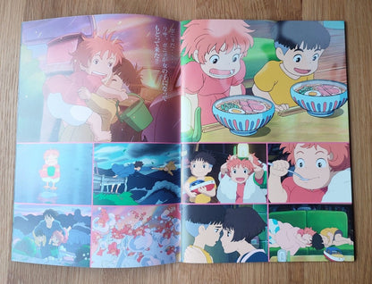 Vintage* Official Ghibli Ponyo Book • Ponyo on the Cliff by the Sea Movie Theater Pamphlet • Japanese Anime Artbook - Kamaji Market