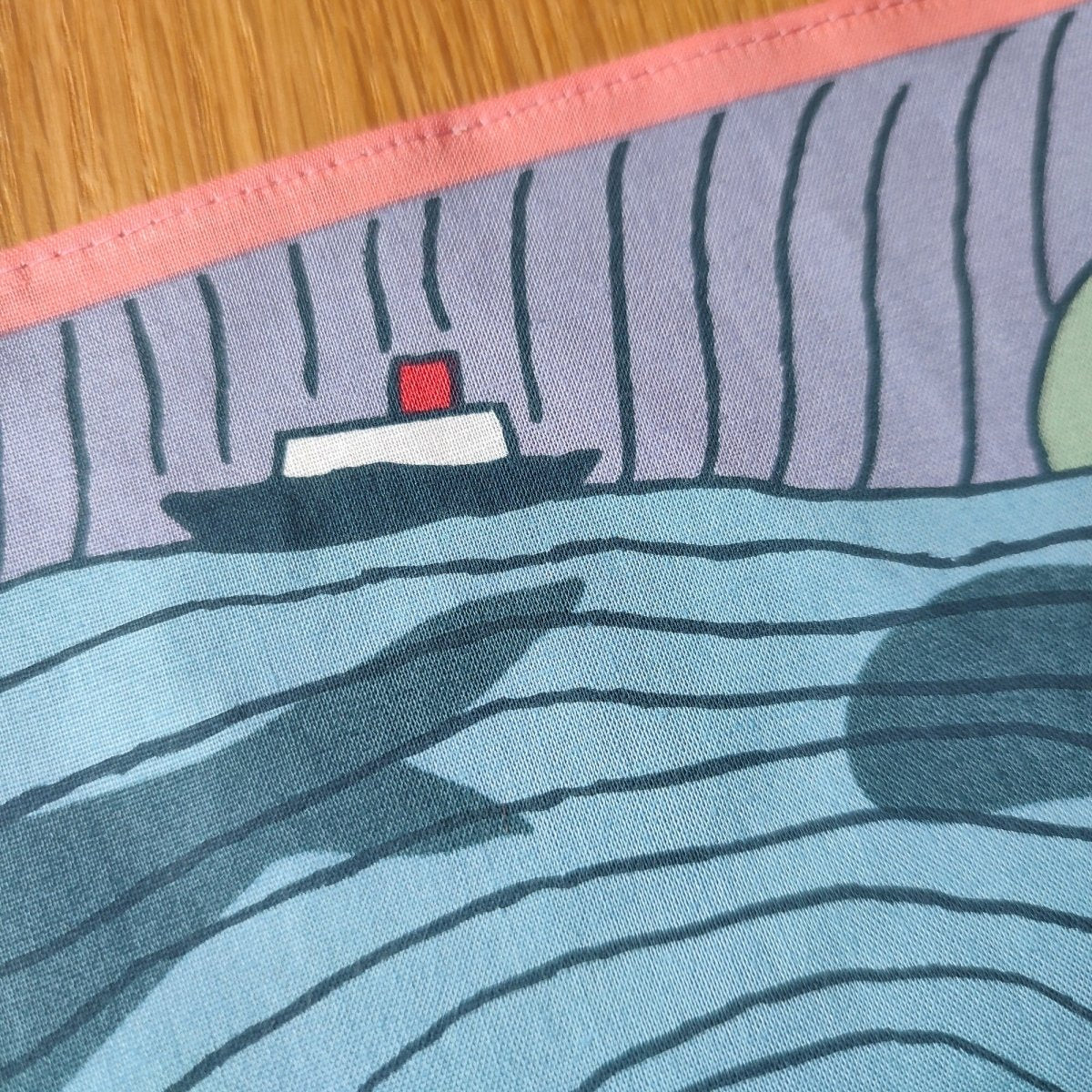 Vintage* Official Ghibli Ponyo Handkerchief/Wall Hanging • Ponyo on the Cliff Tapestry/Home Decor - Kamaji Market