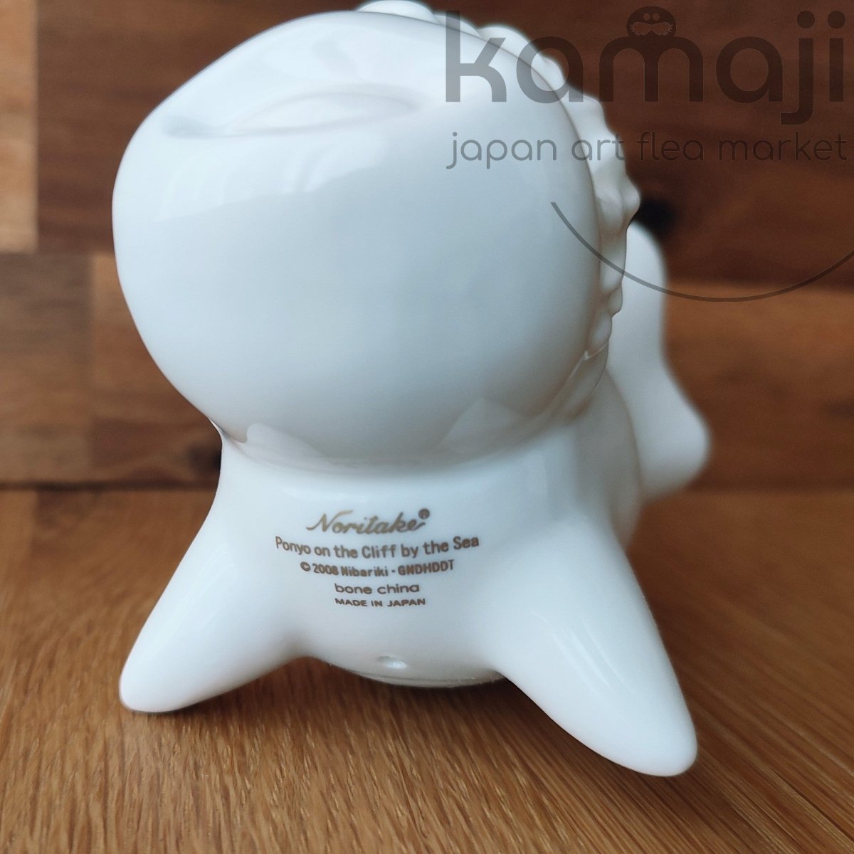 Vintage* Official Ghibli Ponyo Noritake Figure • Ponyo on the Cliff by the Sea Ceramic Figurine - Kamaji Market