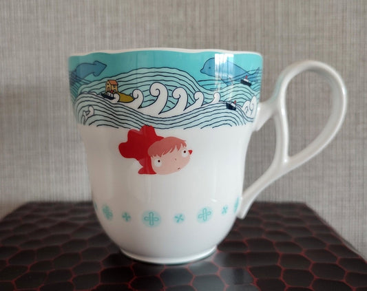 Vintage* Official Ghibli Ponyo Noritake Tea Cup • Ponyo on the Cliff by the Sea Teacup/Mug - Kamaji Market