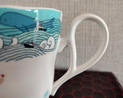 Vintage* Official Ghibli Ponyo Noritake Tea Cup • Ponyo on the Cliff by the Sea Teacup/Mug - Kamaji Market