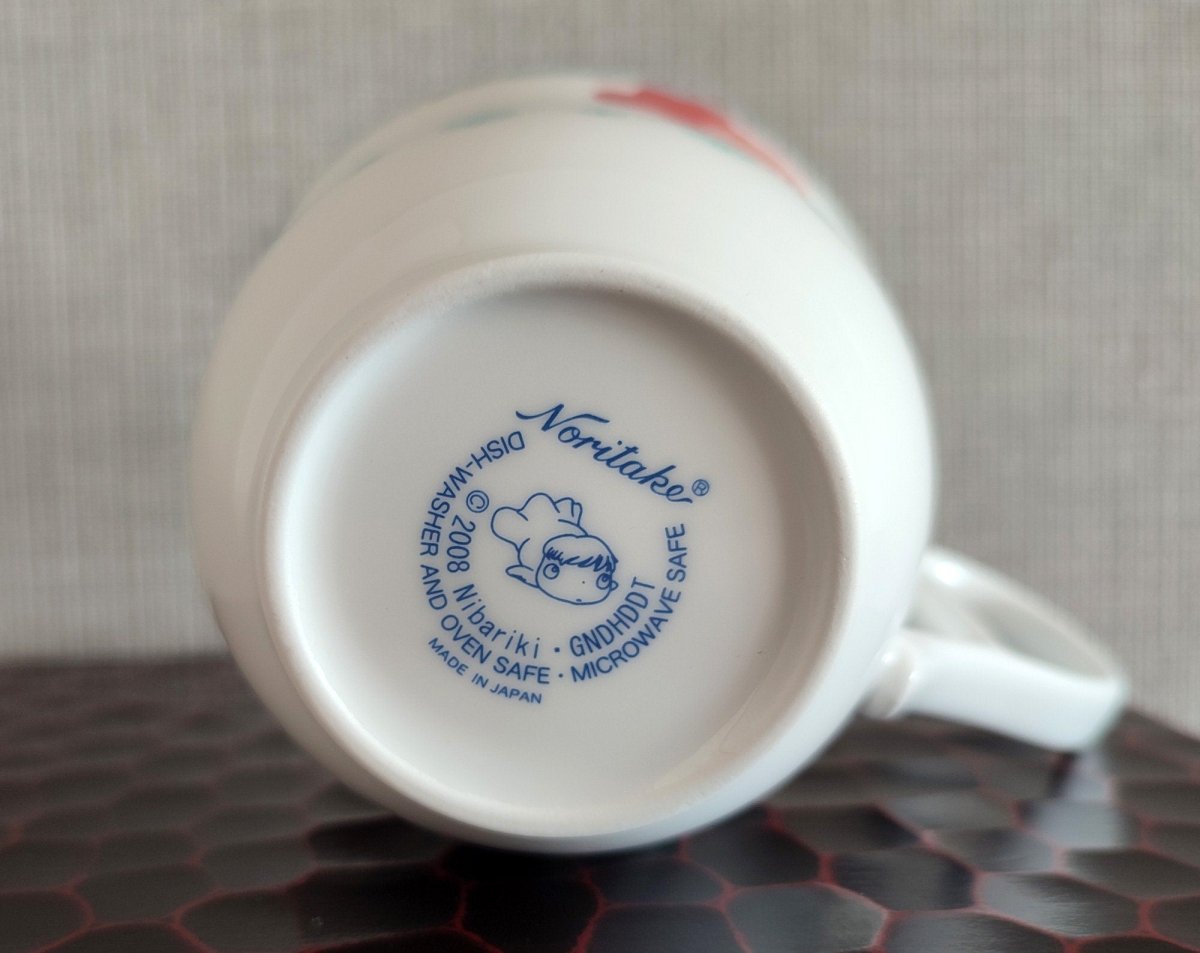 Vintage* Official Ghibli Ponyo Noritake Tea Cup • Ponyo on the Cliff by the Sea Teacup/Mug - Kamaji Market