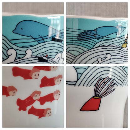 Vintage* Official Ghibli Ponyo Noritake Tea Cup • Ponyo on the Cliff by the Sea Teacup/Mug - Kamaji Market