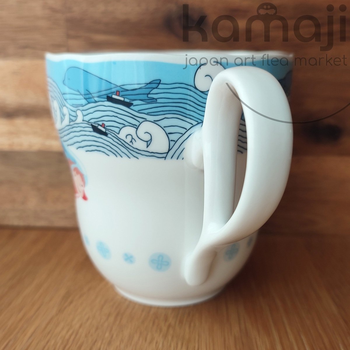 茶 pinokio18 Vintage* Official Ghibli Ponyo Noritake Tea Cup • Ponyo on the