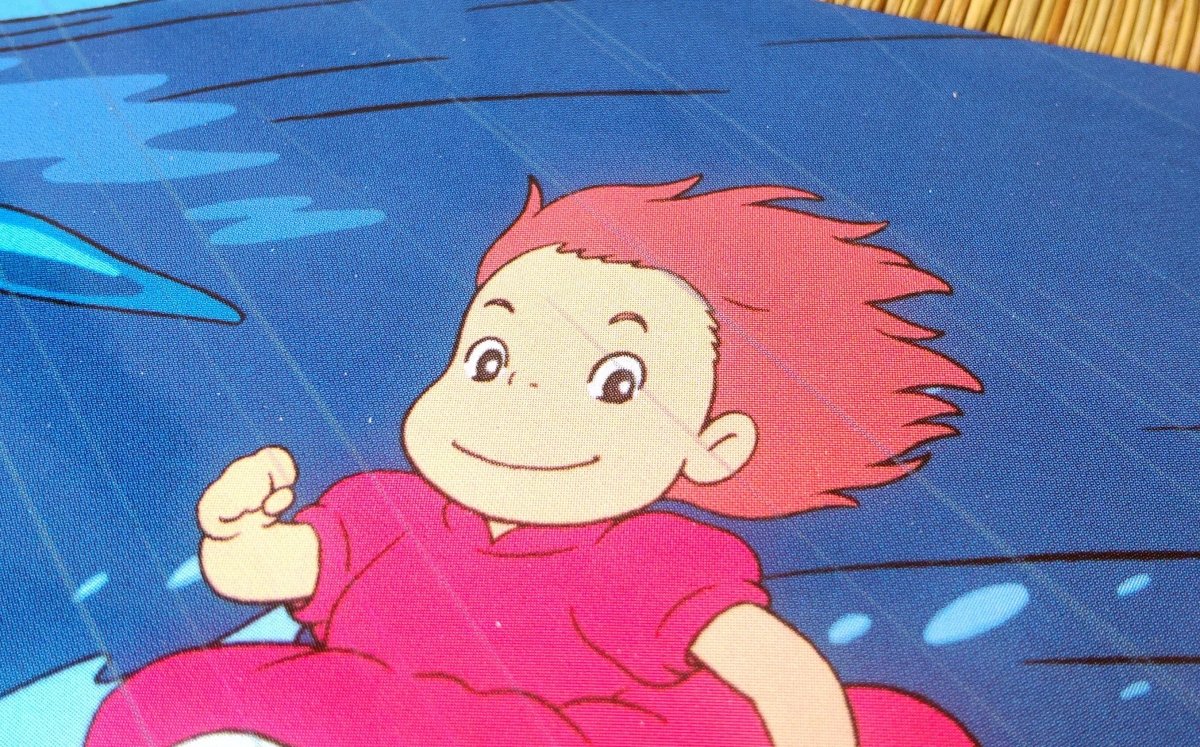 Vintage* Official Ghibli Ponyo Postcard • Message card/Writing letter • Japanese Stationery • Ponyo on the Cliff by the Sea - Kamaji Market