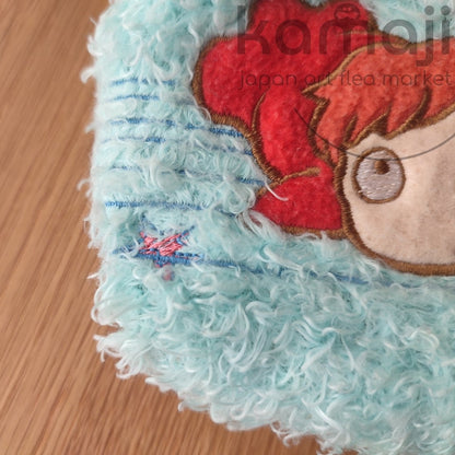 Vintage* Official Ghibli Ponyo Pouch • Ponyo on the Cliff Makeup Case/Cosmetic Bag/Purse - Kamaji Market