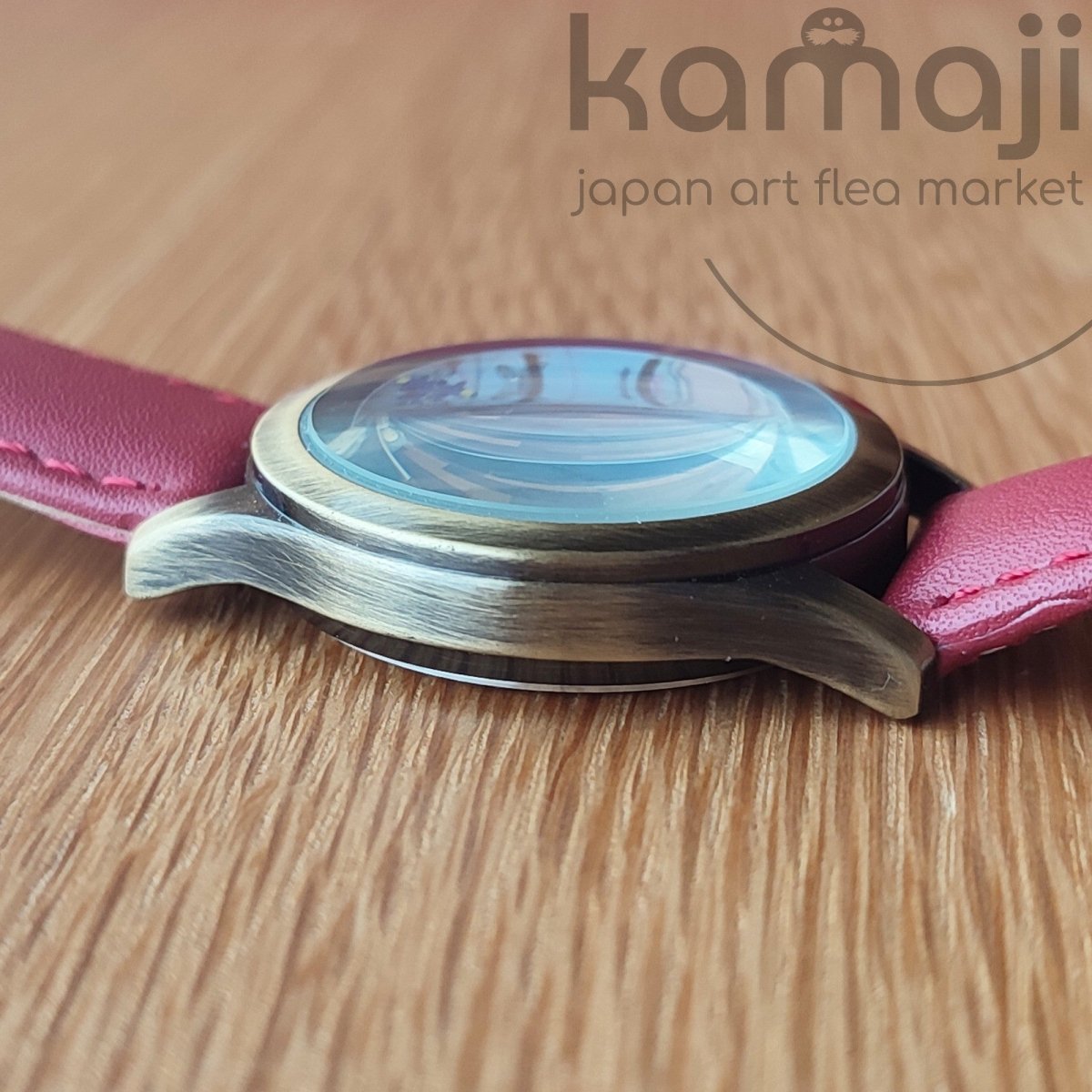 Vintage* Official Ghibli Porco Rosso Wrist Watch • Crimson Pig Watch/Clock • Japanese Anime Watches - Kamaji Market