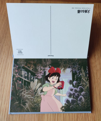 Vintage* Official Ghibli Postcard Book/Artbook • Totoro, Kiki, howl, Porco, Nuasicaa Message card/Writing letter - Kamaji Market
