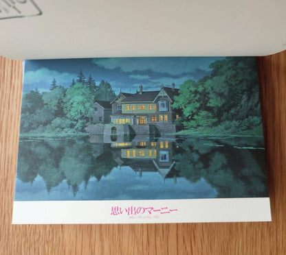 Vintage* Official Ghibli Postcard Book/Artbook • When Marnie Was There Message card/Writing letter - Kamaji Market