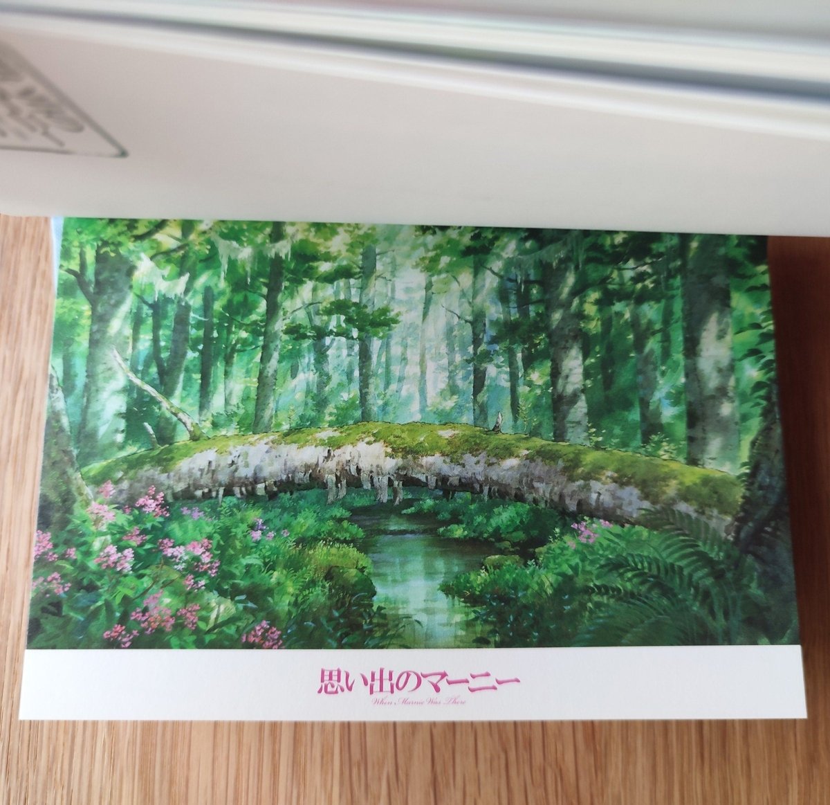 Vintage* Official Ghibli Postcard Book/Artbook • When Marnie Was There Message card/Writing letter - Kamaji Market