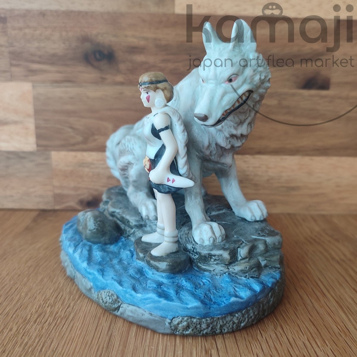 Vintage* Official Ghibli Princess Mononoke Figure/Music Box • San