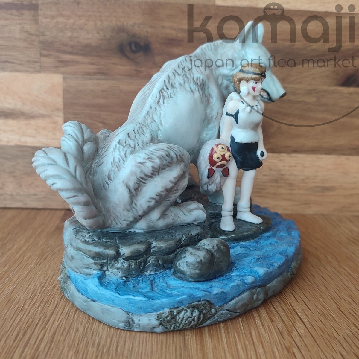 Vintage* Official Ghibli Princess Mononoke Figure/Music Box • San