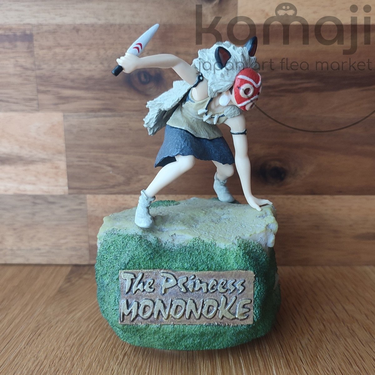 Vintage* Official Ghibli Princess Mononoke Figure/Music Box • San