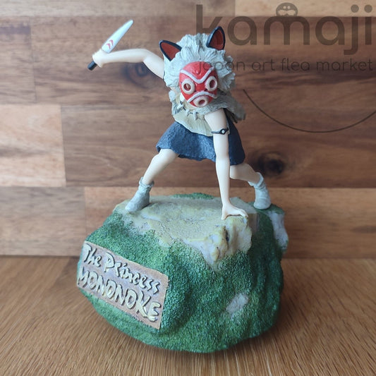 Vintage* Official Ghibli Princess Mononoke Figure/Music Box • San with Knife Home Decor/Interior Diorama (Copy) - Kamaji Market