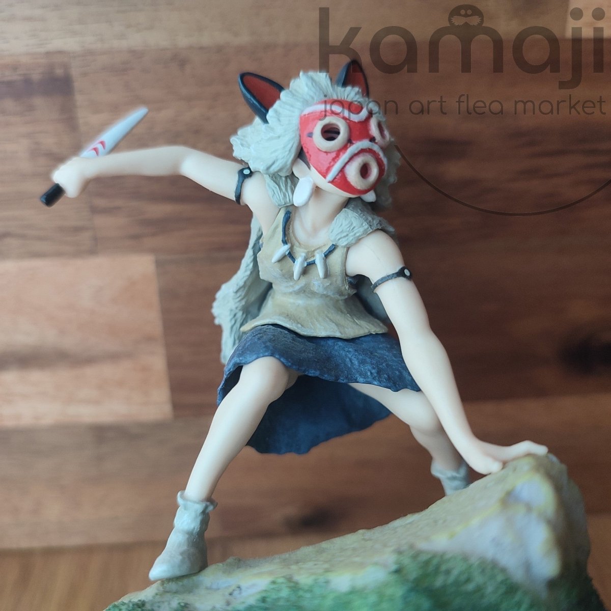 Princess Mononoke フィギュアセット Vintage* Official Ghibli Princess Mononoke Figure/Music Box • San