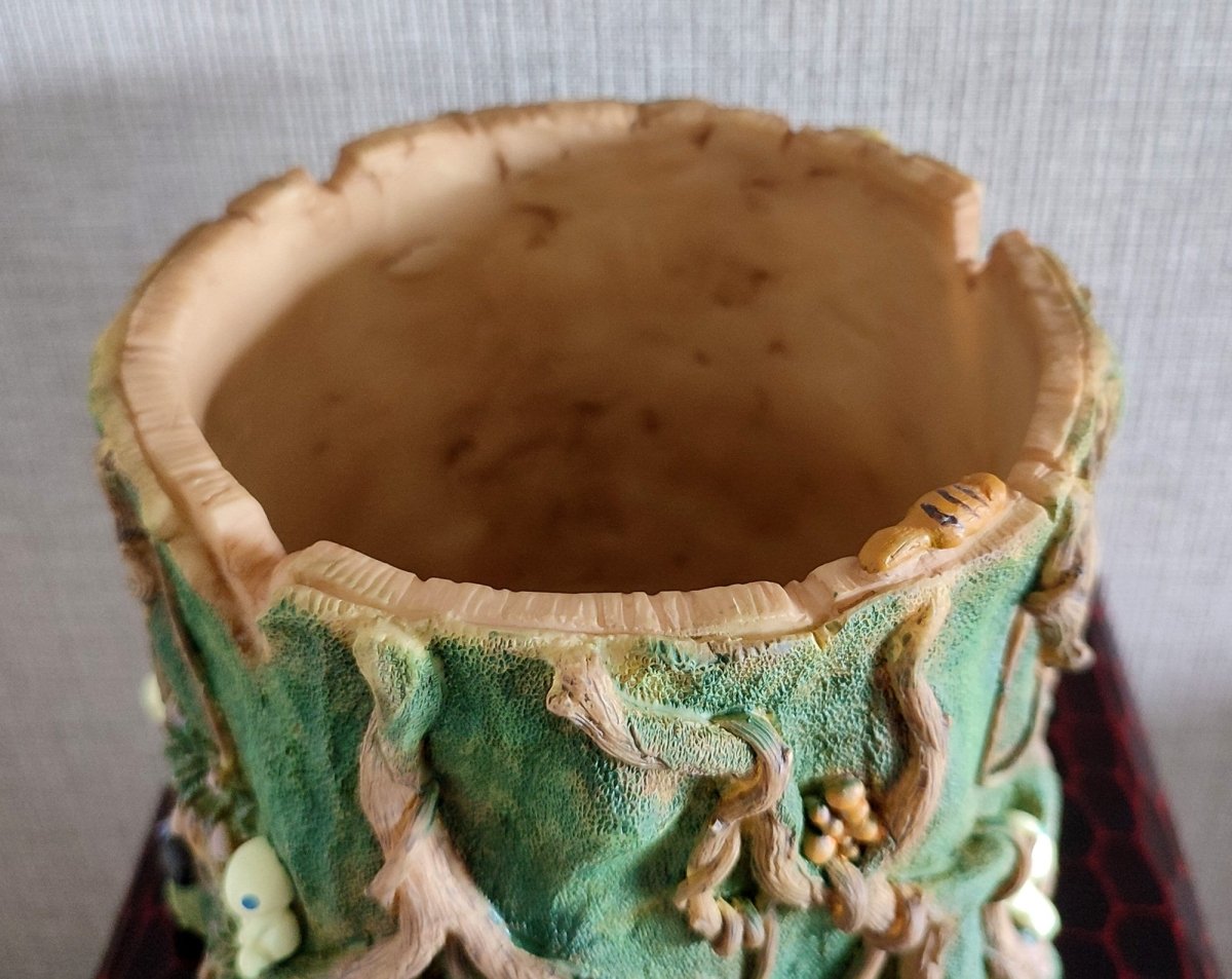 Vintage* Official Ghibli Princess Mononoke Planter Cover • Pot/Home Decor/Interior Diorama with Kodama Forest - Kamaji Market