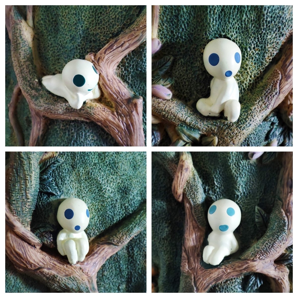 Vintage* Official Ghibli Princess Mononoke Planter Cover • Pot/Home Decor/Interior Diorama with Kodama Forest - Kamaji Market