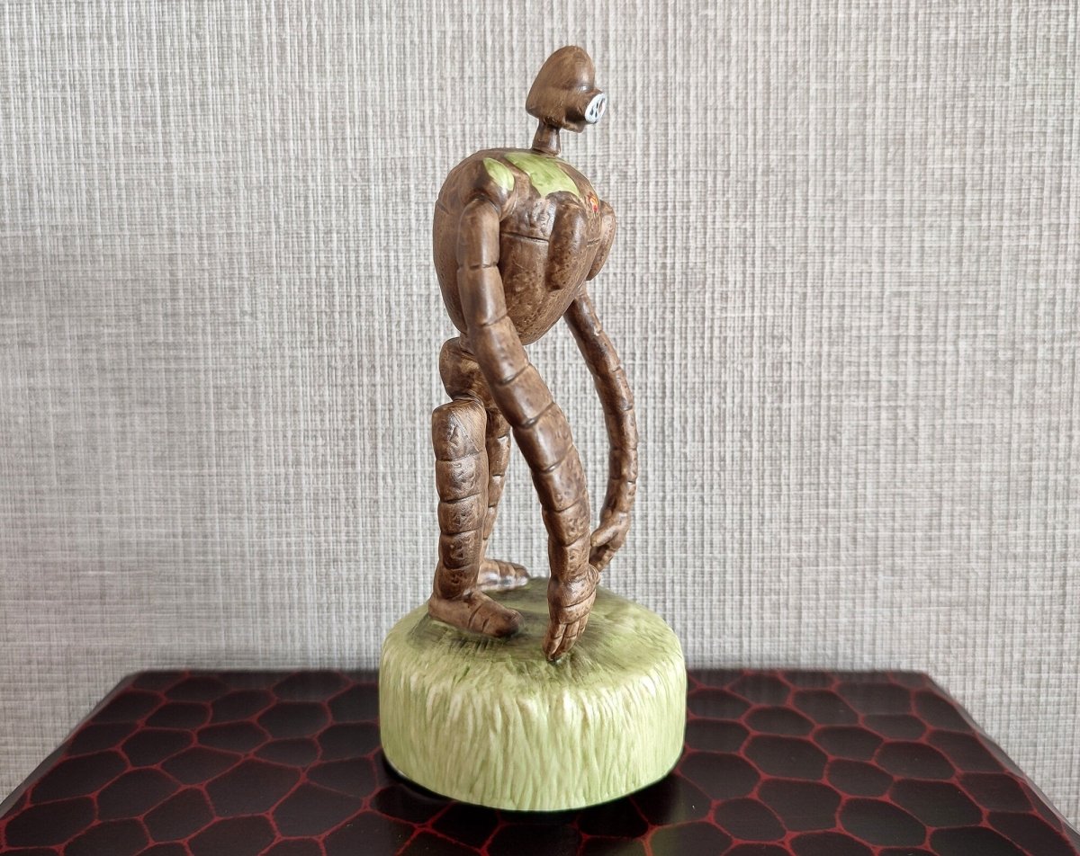 Vintage* Official Ghibli Robot Soldier Ceramic Figure/Music Box • Laputa Castle in the Sky Home Decor/Interior Diorama - Kamaji Market