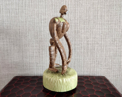 Vintage* Official Ghibli Robot Soldier Ceramic Figure/Music Box • Laputa Castle in the Sky Home Decor/Interior Diorama - Kamaji Market