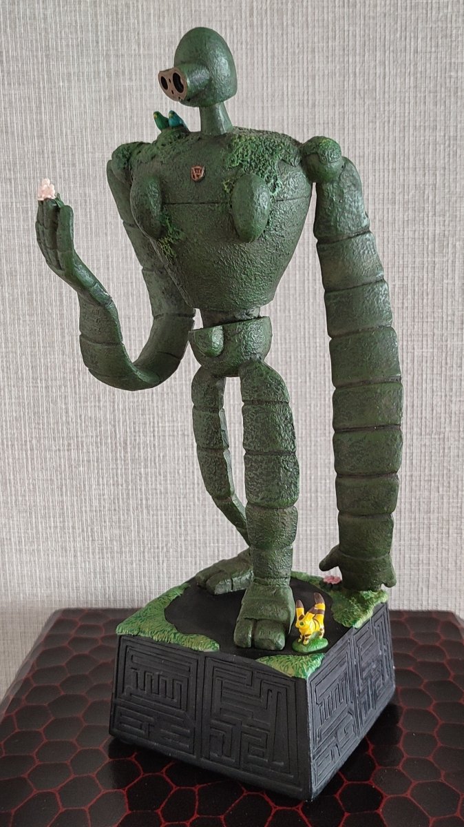 Vintage* Official Ghibli Robot Soldier Figure/Music Box • Laputa Castle in the Sky Statue/Home Decor/Interior Diorama - Kamaji Market