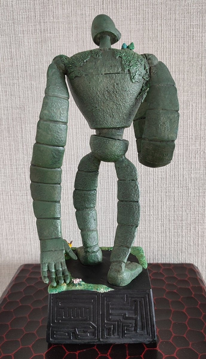 Vintage* Official Ghibli Robot Soldier Figure/Music Box • Laputa Castle in the Sky Statue/Home Decor/Interior Diorama - Kamaji Market