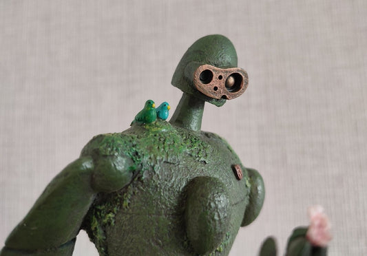 Vintage* Official Ghibli Robot Soldier Figure/Music Box • Laputa Castle in the Sky Statue/Home Decor/Interior Diorama - Kamaji Market