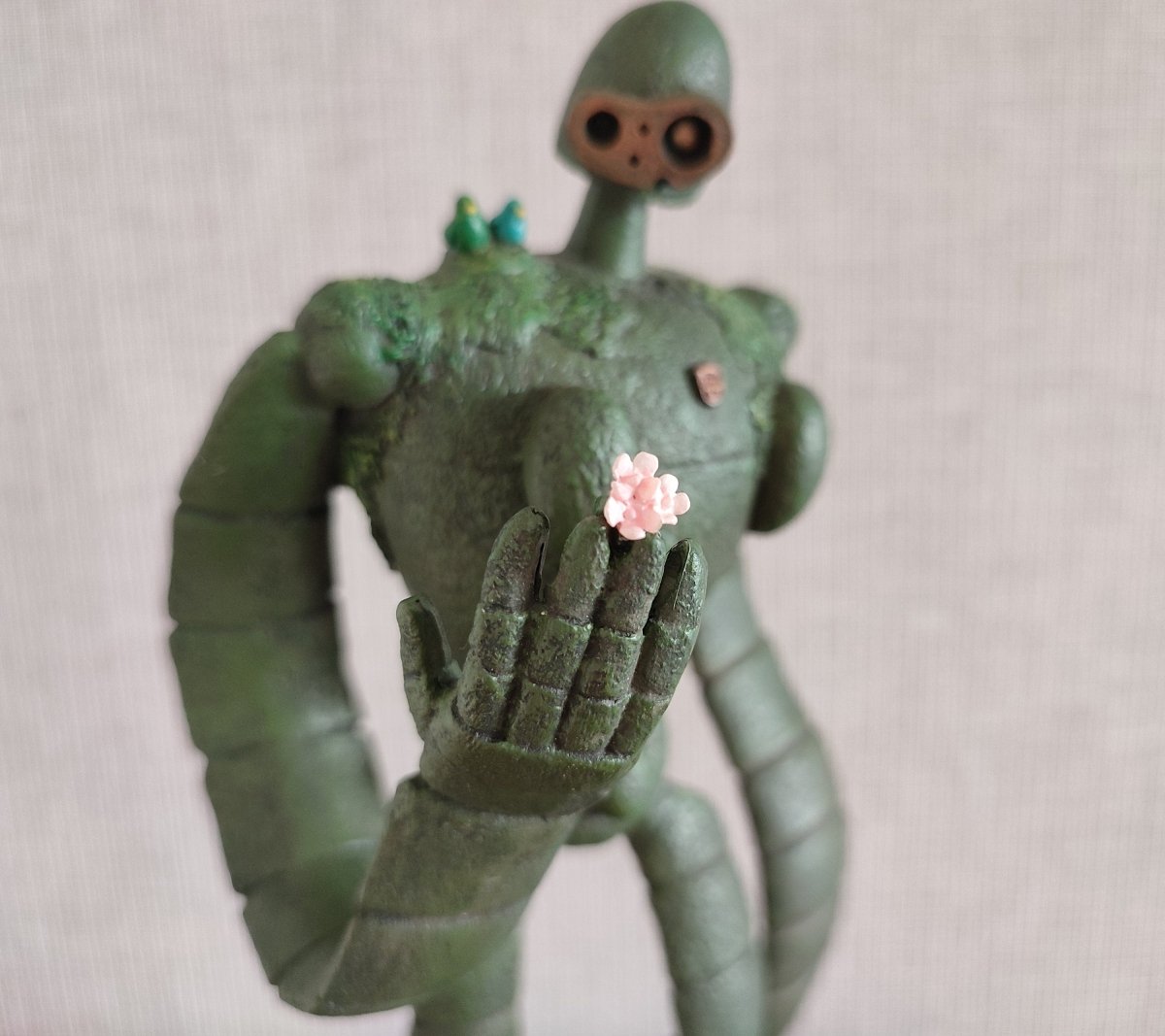 Vintage* Official Ghibli Robot Soldier Figure/Music Box • Laputa Castle in the Sky Statue/Home Decor/Interior Diorama - Kamaji Market