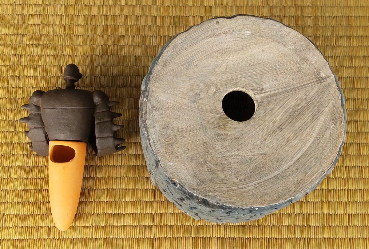 Vintage* Official Ghibli Robot Soldier Planter/Diorama • Laputa Castle in the Sky Pot/Cover/Holder/Stand/Replica/Decor - Kamaji Market