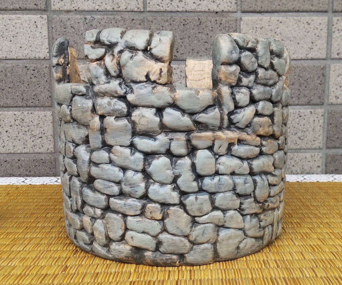 Vintage* Official Ghibli Robot Soldier Planter/Diorama • Laputa Castle in the Sky Pot/Cover/Holder/Stand/Replica/Decor - Kamaji Market