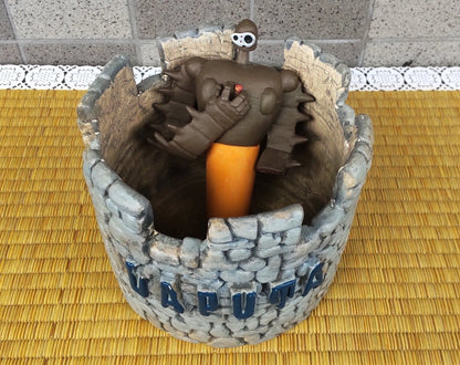 Vintage* Official Ghibli Robot Soldier Planter/Diorama • Laputa Castle in the Sky Pot/Cover/Holder/Stand/Replica/Decor - Kamaji Market