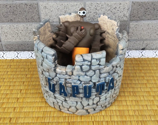 Vintage* Official Ghibli Robot Soldier Planter/Diorama • Laputa Castle in the Sky Pot/Cover/Holder/Stand/Replica/Decor - Kamaji Market