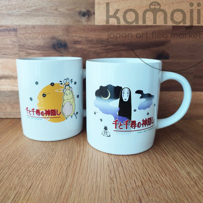 Vintage* Official Ghibli Spirited Away Mug Cup Set • No Face, Bo Mouse Nestle Campaign Prize • "Not for Sale" Goods - Kamaji Market