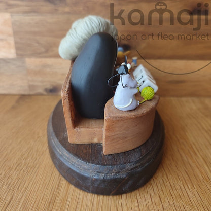 Vintage* Official Ghibli Spirited Away Perpetual Dice Calendar • No Face Figure/Home Decor/Interior Diorama - Kamaji Market
