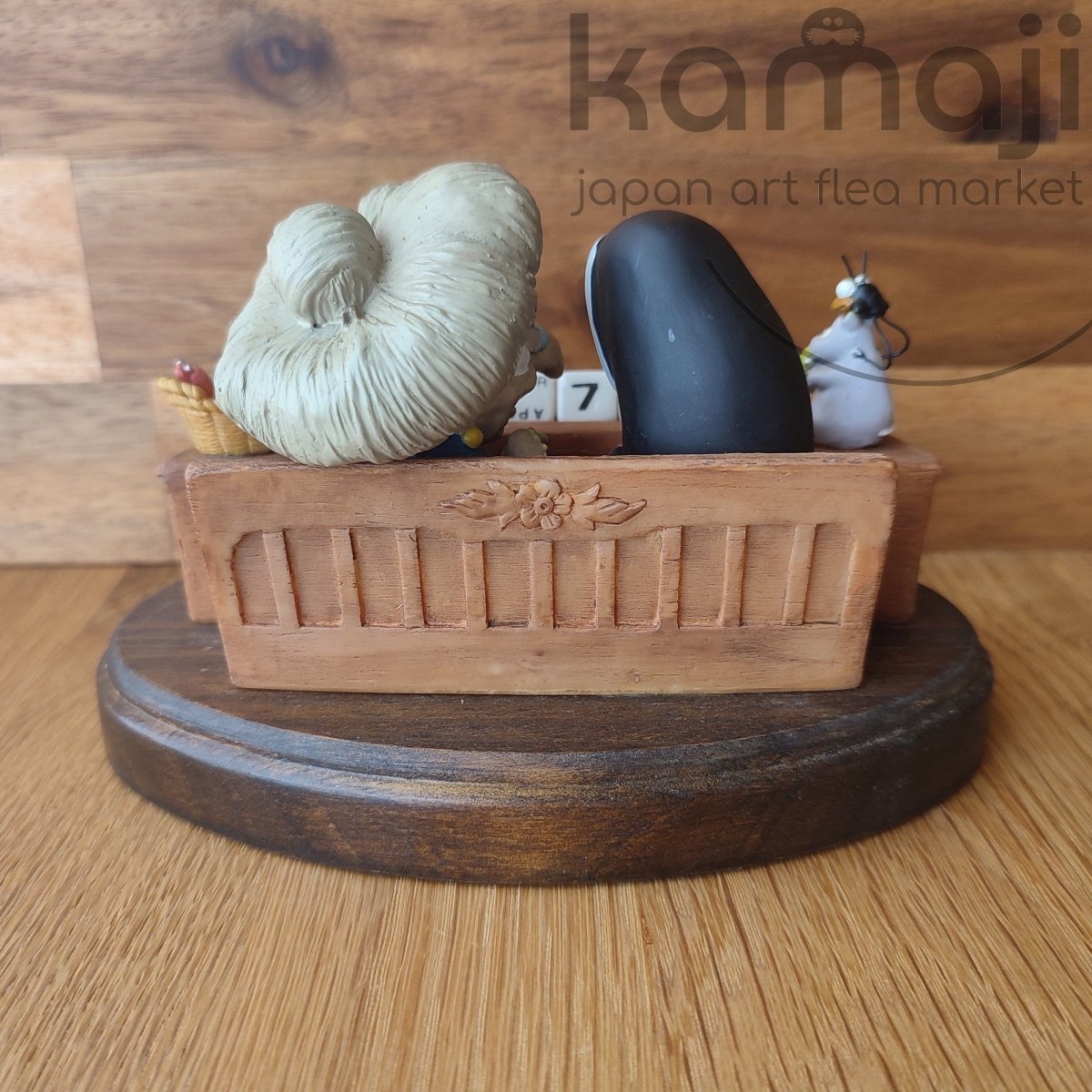 Vintage* Official Ghibli Spirited Away Perpetual Dice Calendar • No Face Figure/Home Decor/Interior Diorama - Kamaji Market