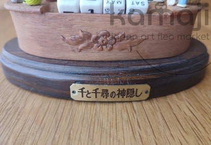 Vintage* Official Ghibli Spirited Away Perpetual Dice Calendar • No Face Figure/Home Decor/Interior Diorama - Kamaji Market